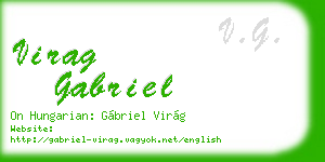virag gabriel business card